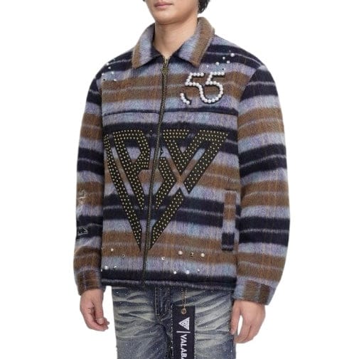 Valabasas Garland Woven Jacket (Brown) VLBS-VJK1-1050 - Image 3