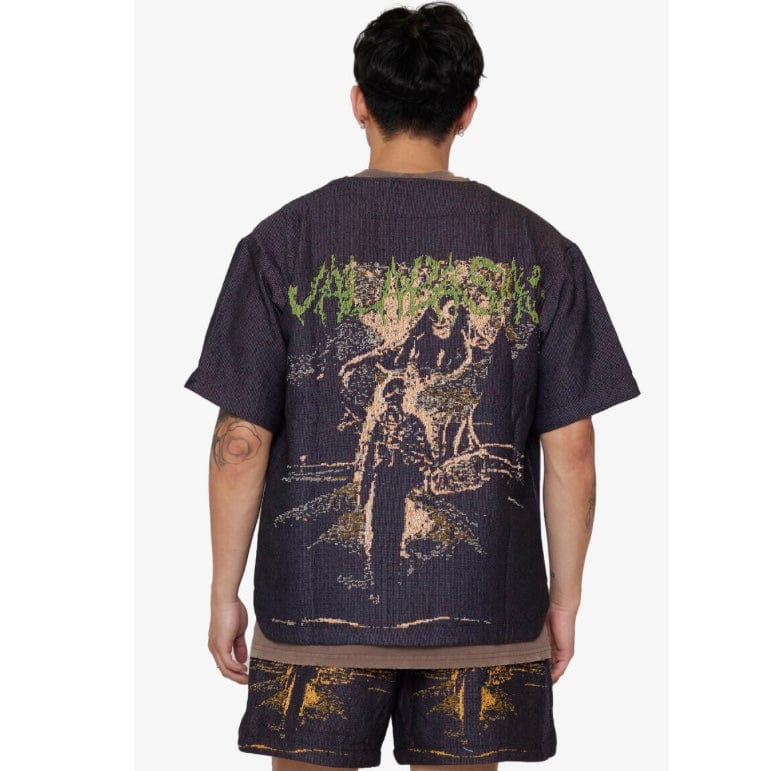 Valabasas Ghost Hand Tapestry Shirt (Purple) VLBS022302 - Image 5