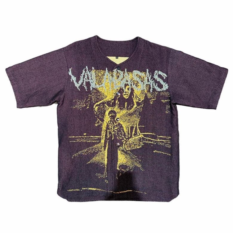 Valabasas Ghost Hand Tapestry Shirt (Purple) VLBS022302 - Image 7