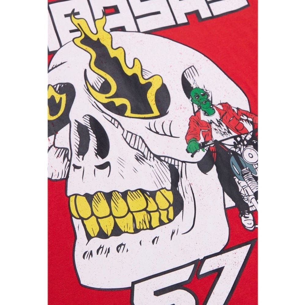 Valabasas "Goldflame" Tee (Vintage Red) VLBS9024 - Image 3