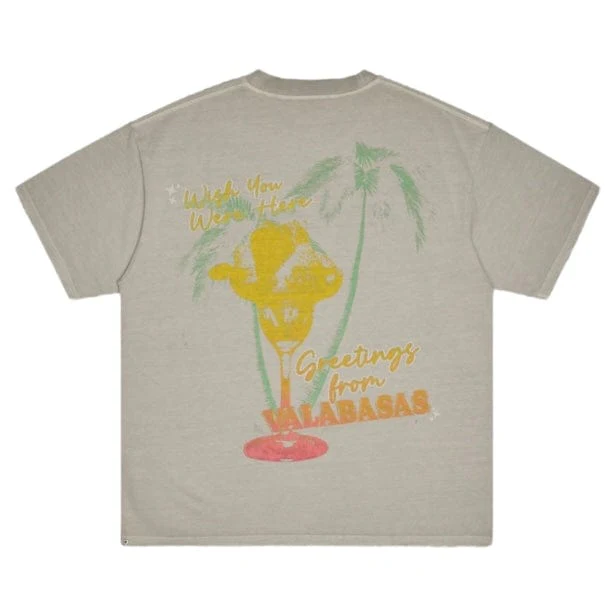 Valabasas Greetings Tee (Grey) VLBS-VT1-1023 - Image 2