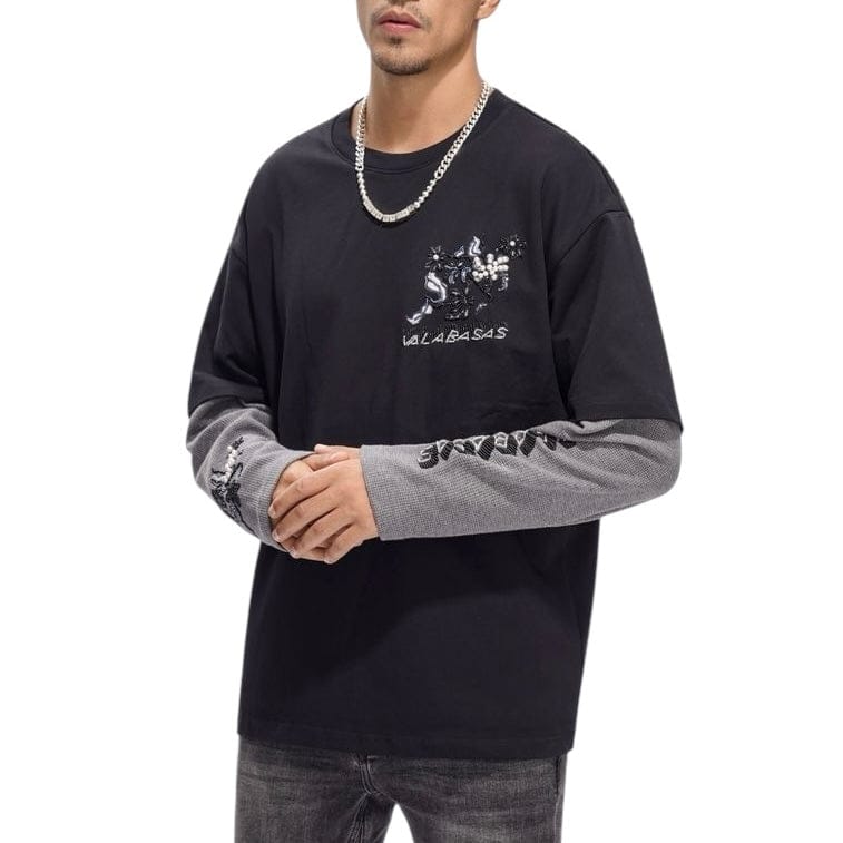 Valabasas Inheritance Layered Tee (Black) VLBS-VSL1-1017 - Image 2