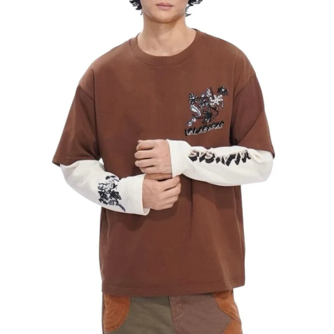 Valabasas Inheritance Layered Tee (Brown) VLBS-VSL1-1017