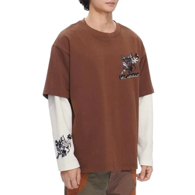 Valabasas Inheritance Layered Tee (Brown) VLBS-VSL1-1017 - Image 2