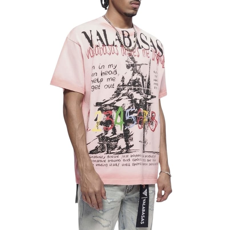 Valabasas Insane Tee (Pink) VLBS-VT1-1085 - Image 2
