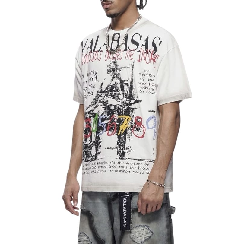 Valabasas Insane Tee (White) VLBS-VT1-1085 - Image 3