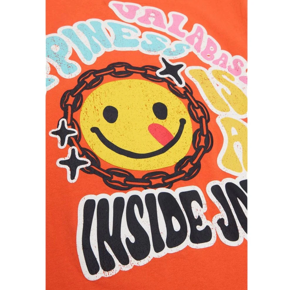 Valabasas "Inside Job" Tee (Vintage Flame Orange) VLBS9015 - Image 4