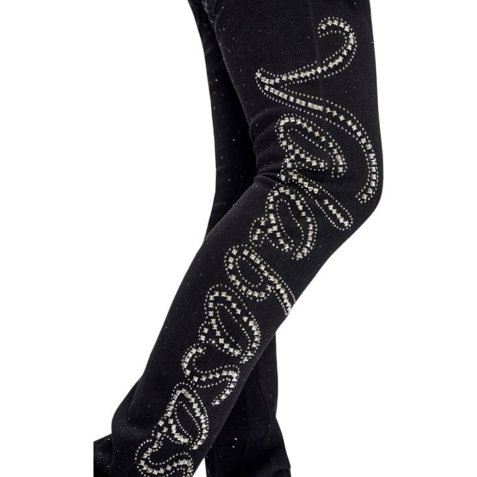 Valabasas Lattice Stacked Denim (Jet Black) VLBS-VJ3-1030 - Image 8