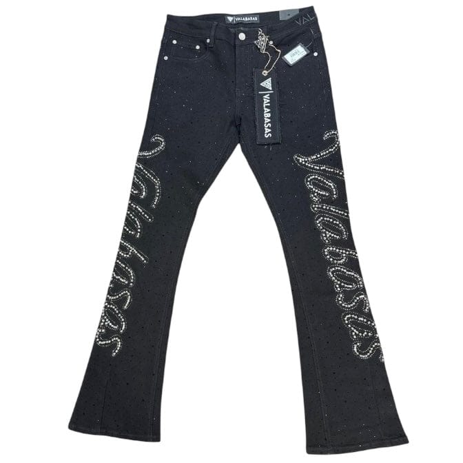 Valabasas Lattice Stacked Denim (Jet Black) VLBS-VJ3-1030 - Image 9