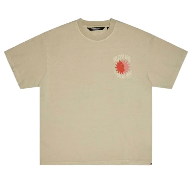 Valabasas Lifes A Beach Tee (Cream) VLBS-VT1-1027