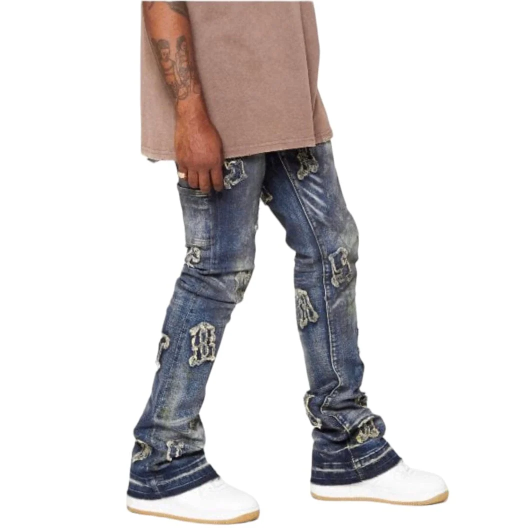 Valabasas "Loomis" Denim Stacked Jean (Blue Wash) VLBS3897 - Image 5