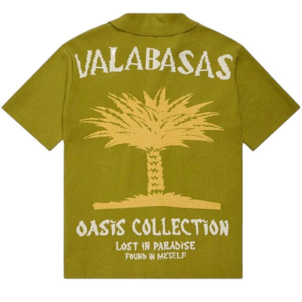 Valabasas Los Palmas Woven Button Down (Green) VLBSWB003 - Image 2