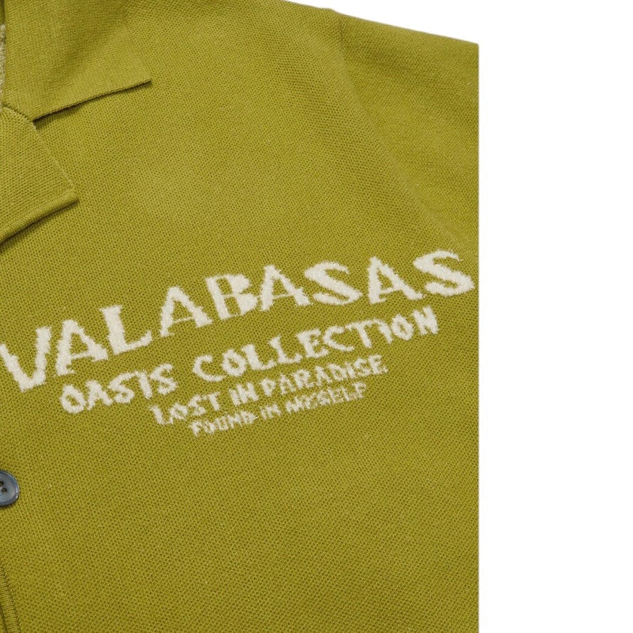 Valabasas Los Palmas Woven Button Down (Green) VLBSWB003 - Image 3