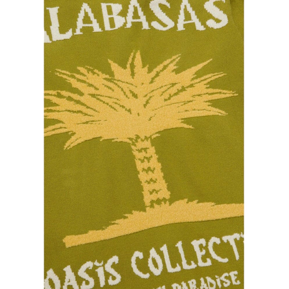Valabasas Los Palmas Woven Button Down (Green) VLBSWB003 - Image 4