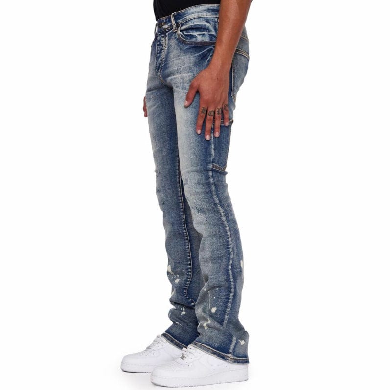Valabasas Stacked M82 Jeans (Azzurro) VLBS2254 - Image 5