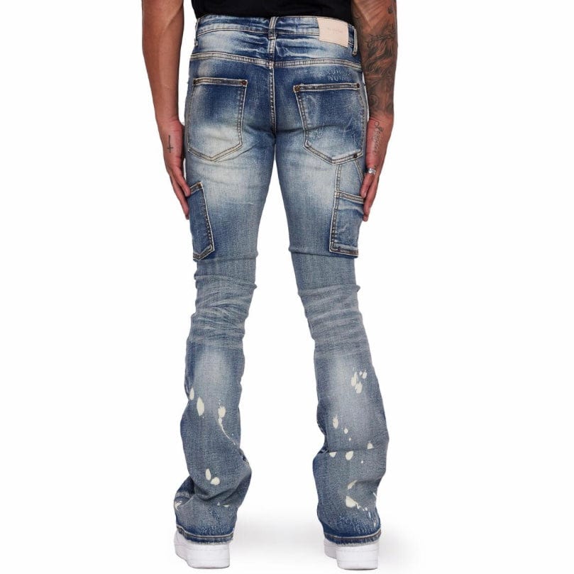 Valabasas Stacked M82 Jeans (Azzurro) VLBS2254 - Image 6
