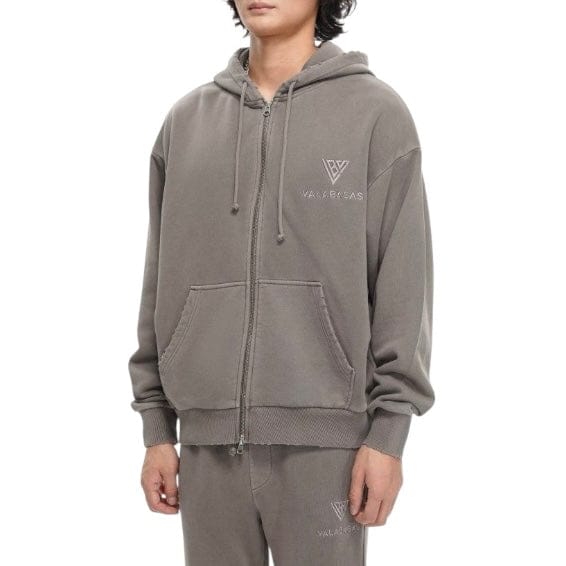 Valabasas Mr. Fleece Zip Up Hoodie (Mocha) VLBS-VJK1-1060 - Image 3