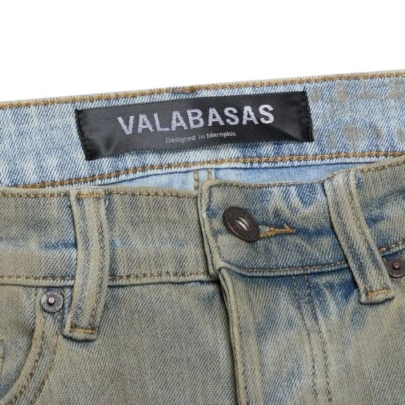 Valabasas Mr.Flex Denim Jean (Dirty Lt. Blue Wash) VLBS-VJ1-002 - Image 3