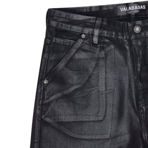 Valabasas Mr. Shorts Jorts (Black Wash Waxed) VLBS-VSH2-1004 - Image 5