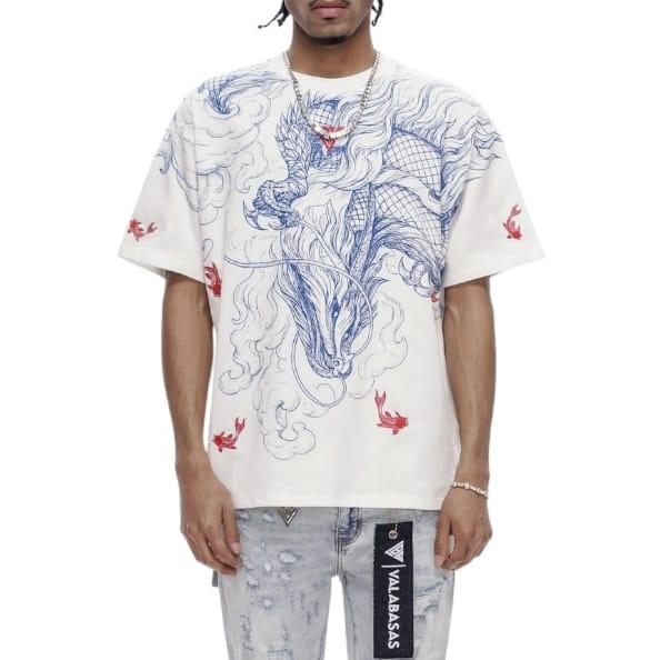 Valabasas Mythic Flow Tee (White) VLBS-VT1-1098