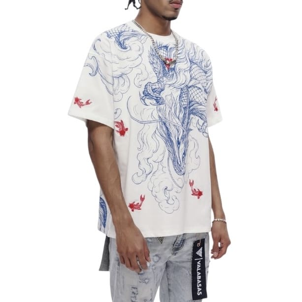 Valabasas Mythic Flow Tee (White) VLBS-VT1-1098 - Image 3