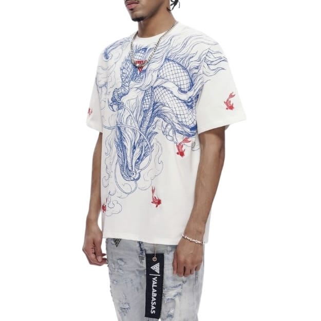 Valabasas Mythic Flow Tee (White) VLBS-VT1-1098 - Image 4