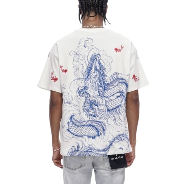 Valabasas Mythic Flow Tee (White) VLBS-VT1-1098 - Image 5