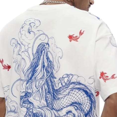 Valabasas Mythic Flow Tee (White) VLBS-VT1-1098 - Image 7