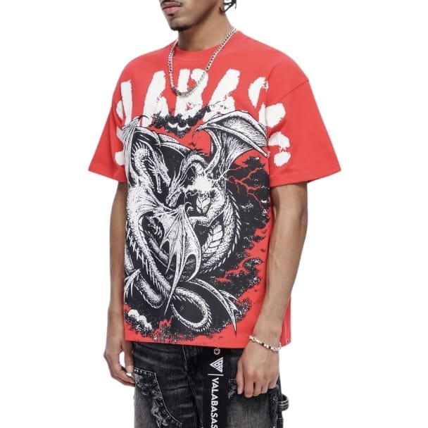 Valabasas Nightforge Tee (Red) VLBS-VT1-1097 - Image 4
