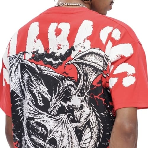 Valabasas Nightforge Tee (Red) VLBS-VT1-1097 - Image 7