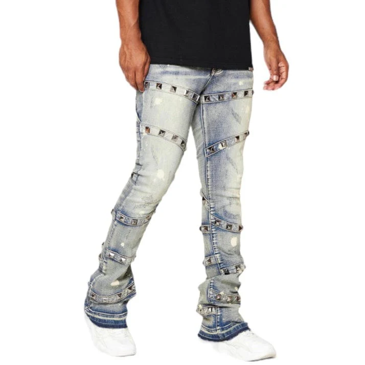 Valabasas Pyrgos Denim Jean (Blue Wash) VLBS5743 - Image 2