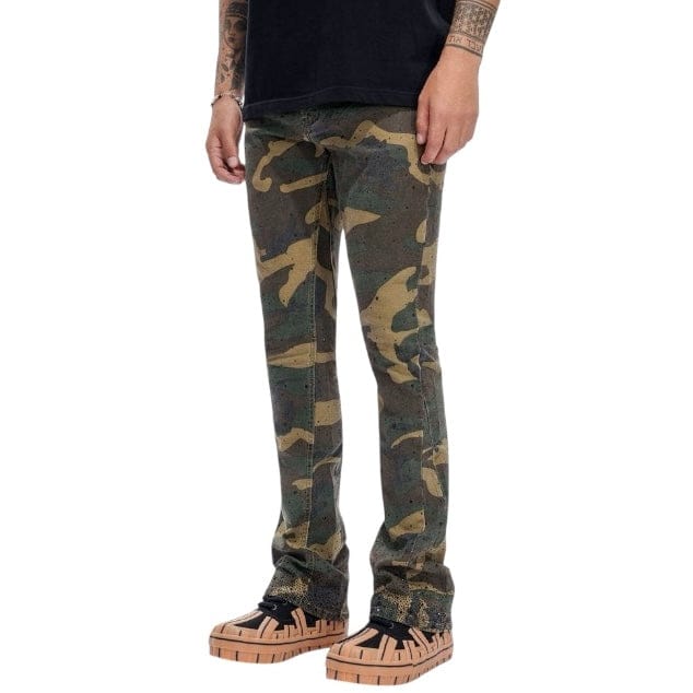 Valabasas Recon Stacked Jeans (Foilage Green) VLBS-VJ3-1059 - Image 3