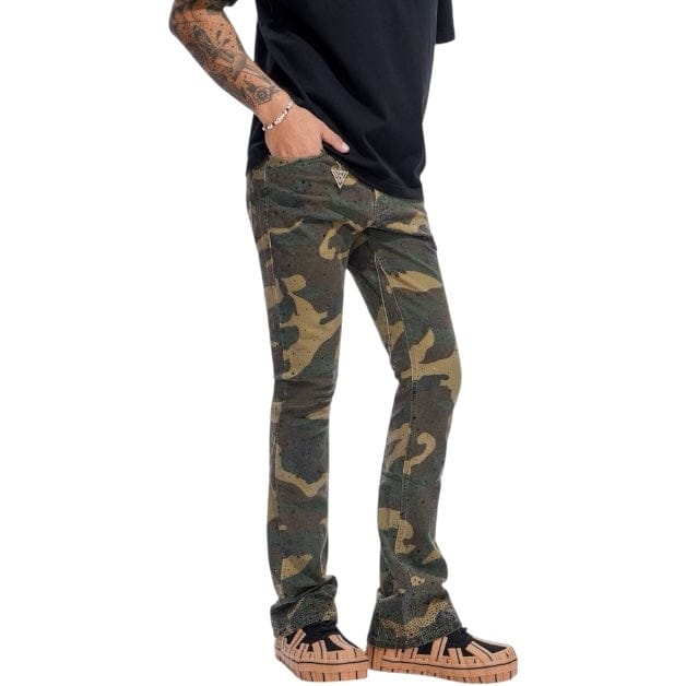 Valabasas Recon Stacked Jeans (Foilage Green) VLBS-VJ3-1059 - Image 4