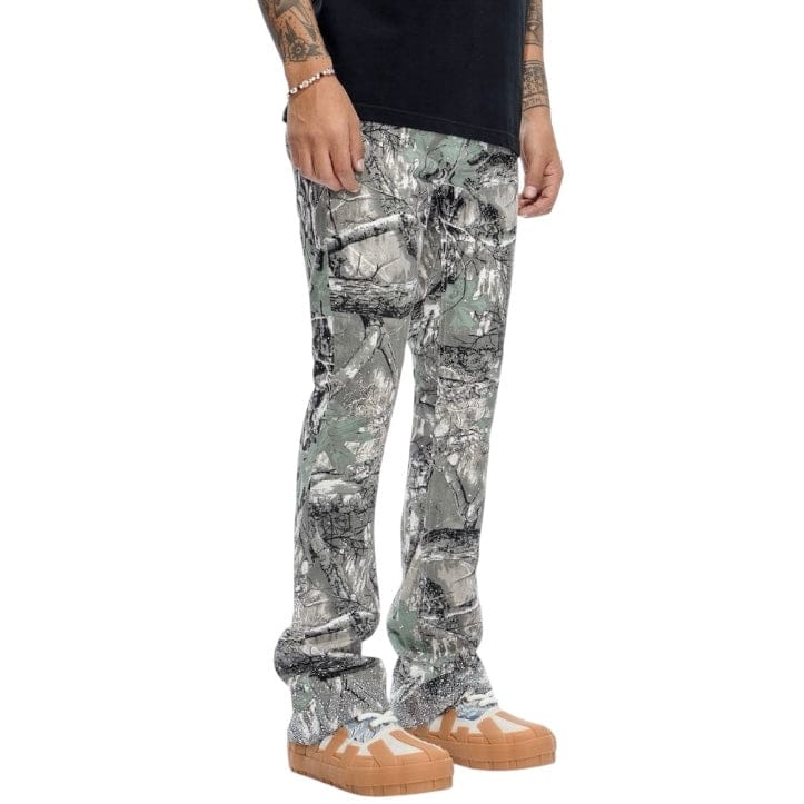 Valabasas Recon Stacked Jeans (Grey Forest) VLBS-VJ3-1059 - Image 2