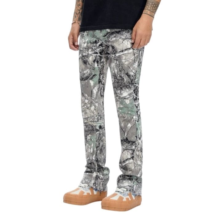 Valabasas Recon Stacked Jeans (Grey Forest) VLBS-VJ3-1059 - Image 3