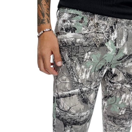Valabasas Recon Stacked Jeans (Grey Forest) VLBS-VJ3-1059 - Image 6