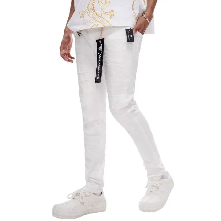 Valabasas Repair Skinny Jean (White) VLBS-VJ2-1047 - Image 6