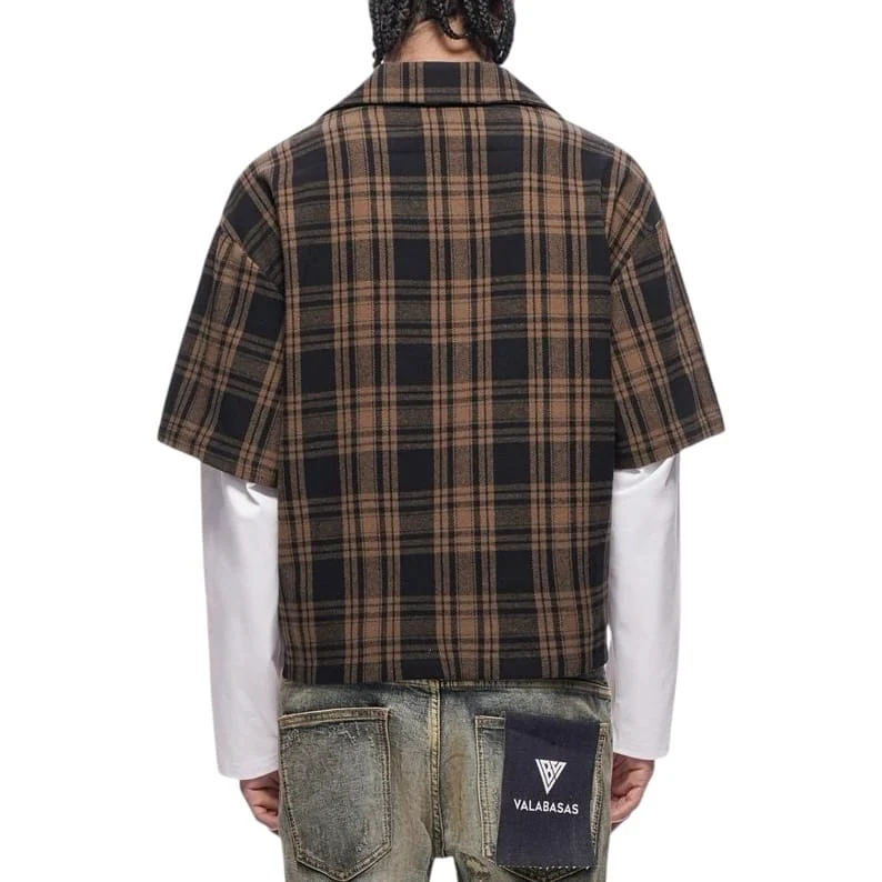 Valabasas Rip Double Layered Flannel (Brown) VLBS-VBD2-1021 - Image 4