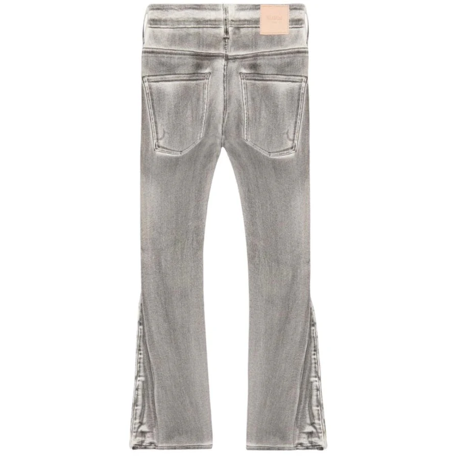 Valabasas Runner Skinny Denim Jean (White/Grey) VLBS-VJ2-1005 - Image 2
