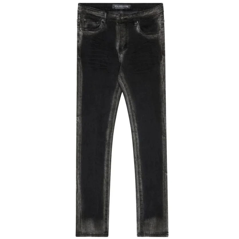 Valabasas Sketch Skinny Denim Jean (Black/Grey) VLBS-VJ2-1003