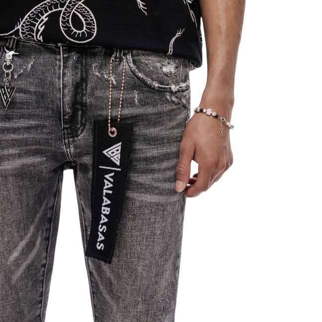 Valabasas Sledge Skinny Jean (Grey) VLBSSK005 - Image 7