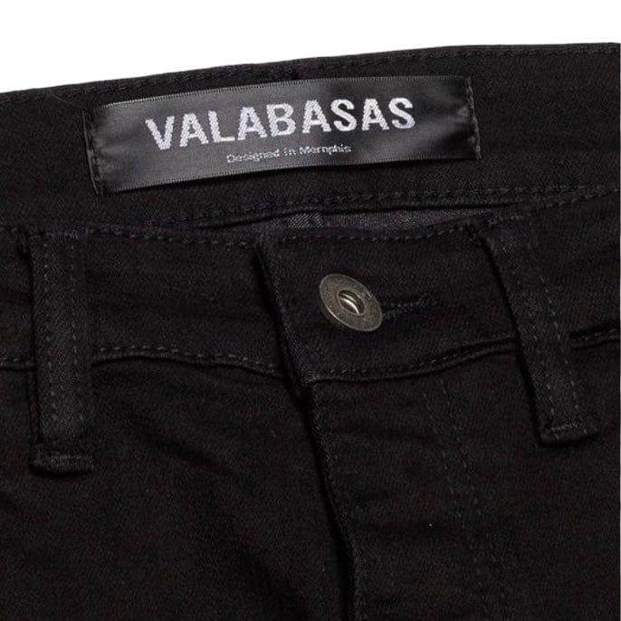 Valabasas Soap Skinny Denim Jean (Jet Black) VLBSSK001 - Image 3
