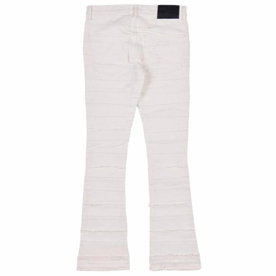 Valabasas Stacked Phoenix Jeans (Cream) VLBS2187 NTWRK - Image 8
