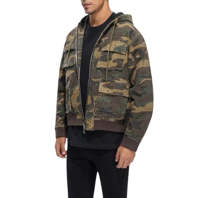Valabasas Stalker Men's Jacket (Foilage Green) VLBS-VJK1-1038 - Image 3