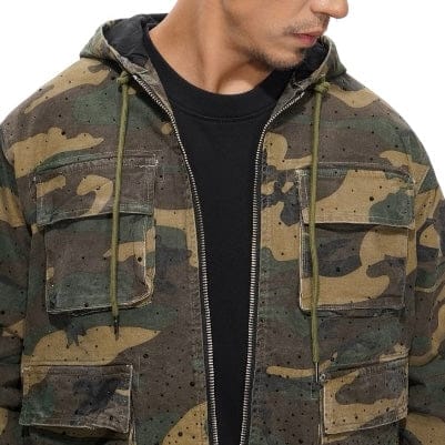 Valabasas Stalker Men's Jacket (Foilage Green) VLBS-VJK1-1038 - Image 5