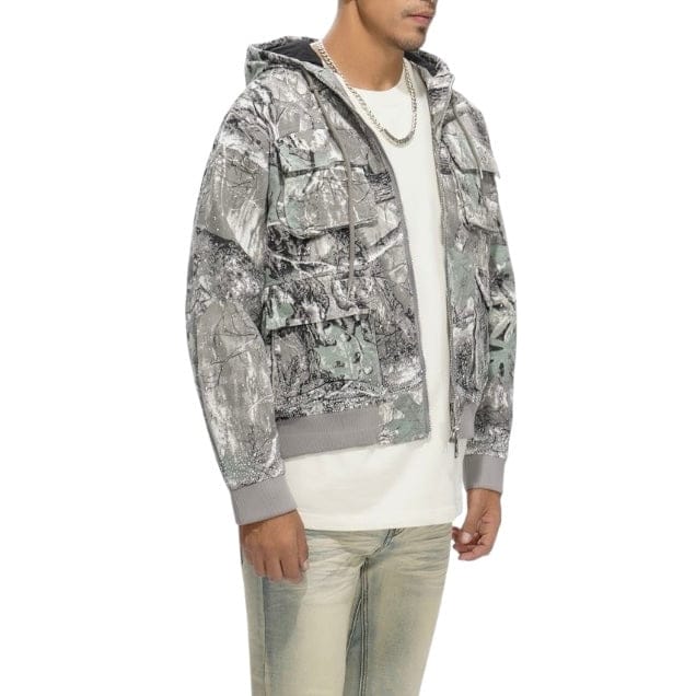 Valabasas Stalker Men's Jacket (Grey Forest) VLBS-VJK1-1038 - Image 2