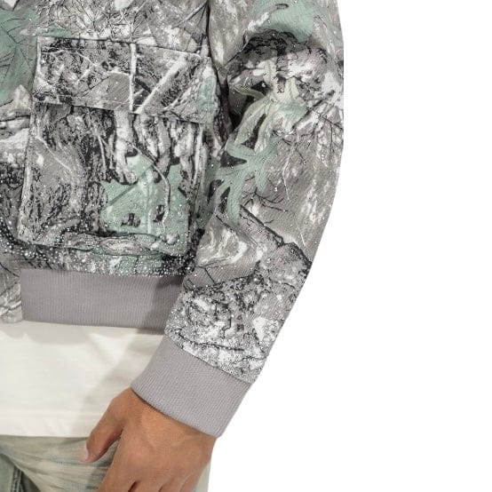 Valabasas Stalker Men's Jacket (Grey Forest) VLBS-VJK1-1038 - Image 6
