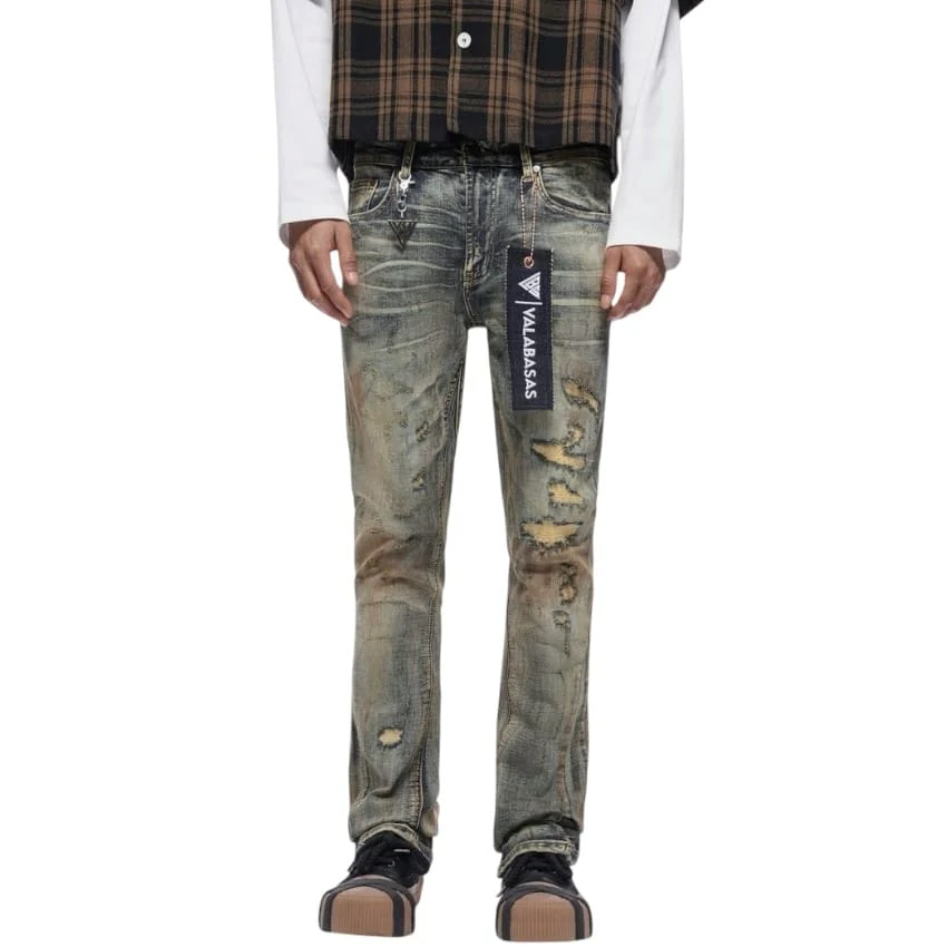 Valabasas Static Stacked Denim Jean (Vintage Wash) VLBS-VJ3-1083