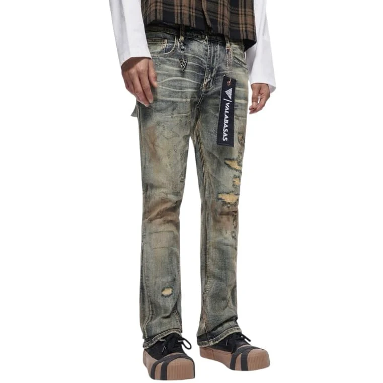 Valabasas Static Stacked Denim Jean (Vintage Wash) VLBS-VJ3-1083 - Image 3