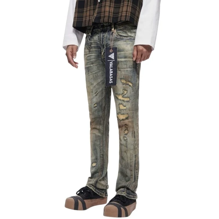 Valabasas Static Stacked Denim Jean (Vintage Wash) VLBS-VJ3-1083 - Image 4